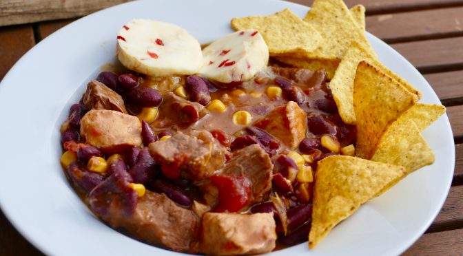 Chili Con Carne // Habanero + Taco Chips